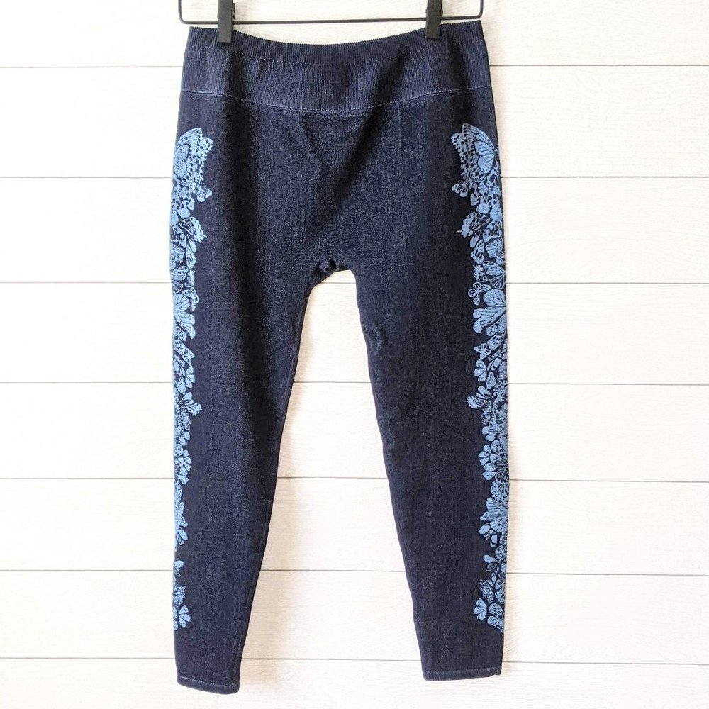 Fabletics Abyss Butterfly Yin Leggings M